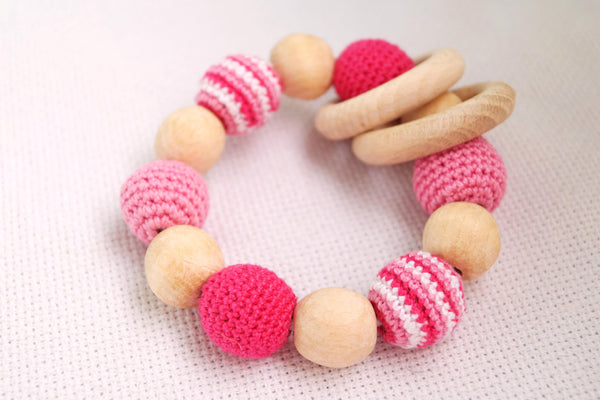 Pink Teething Bracelet