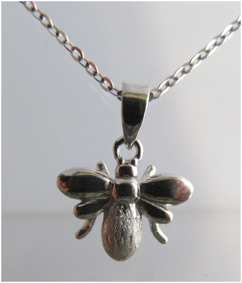 Girl's Sterling Silver Bee Pendant