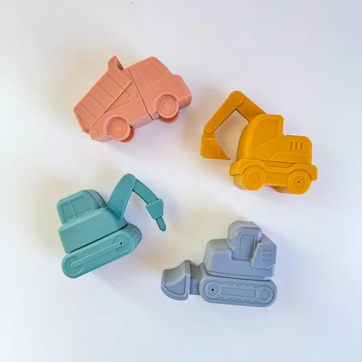 Construction Bath Toys Set - Earth
