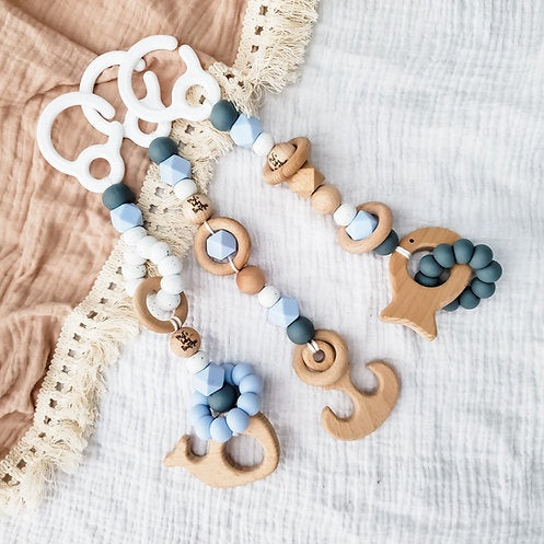 NZ Made Play-gym Charms - Under the Sea Dusty - Set of 3