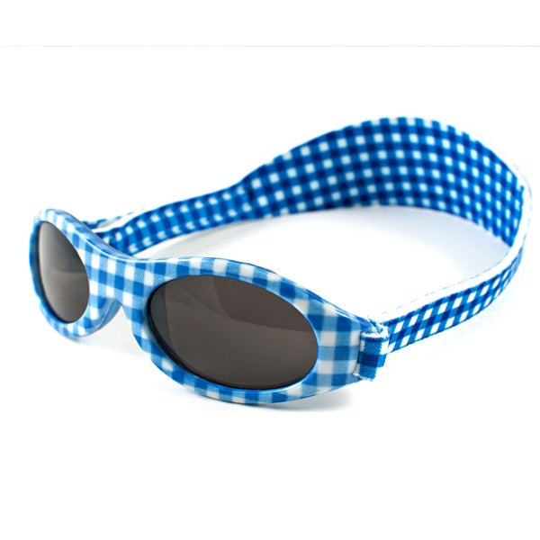 Adventure Banz Blue Check Sunglasses for 2-5 years