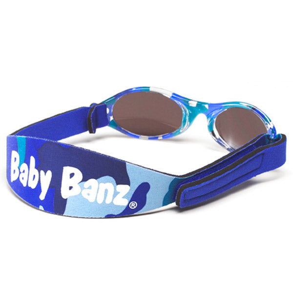 Baby Adventure Banz Camo Blue Sunglasses for under 2 years