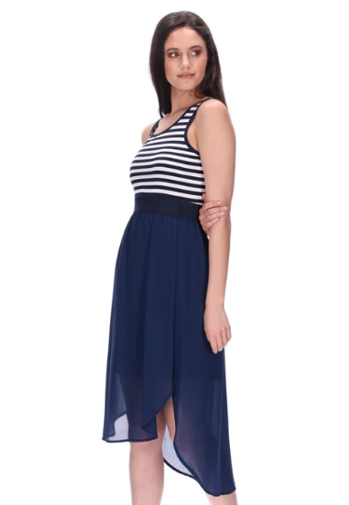 Augustine Siri Midi Dress - Navy