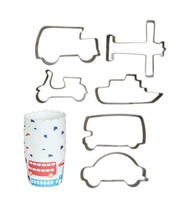 Transport Cookie & Cupcake Baking Set