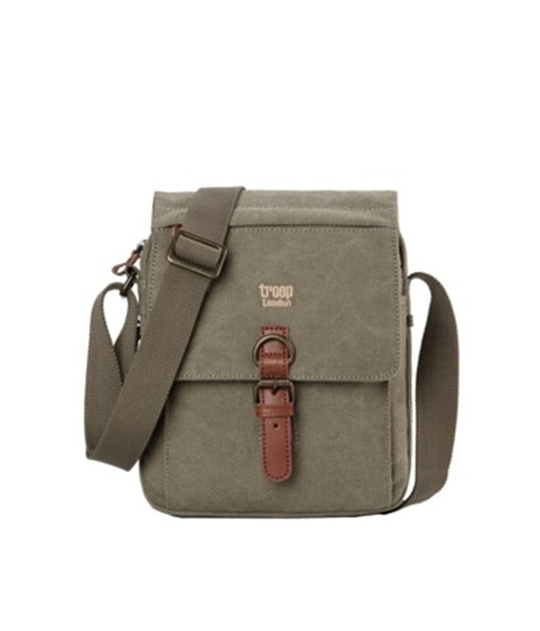 Troop London Classic Shoulder Bag - Khaki