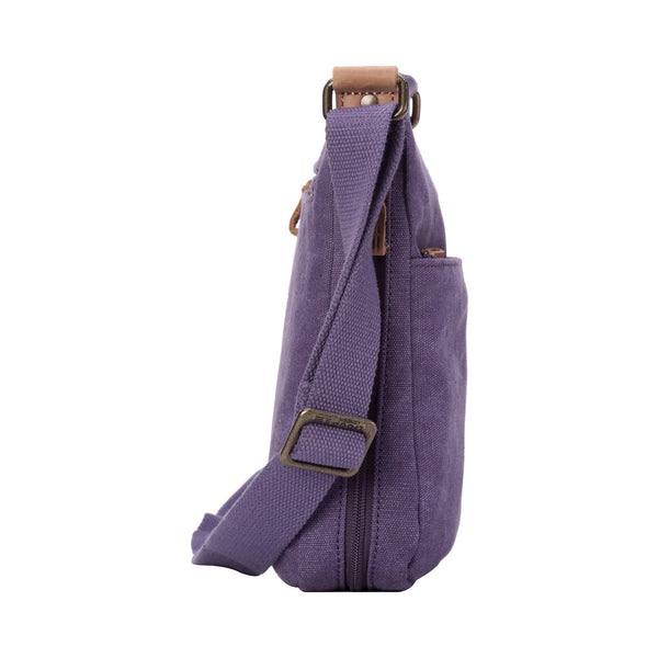 Troop London Classic Small Zip Top Shoulder Bag - Purple