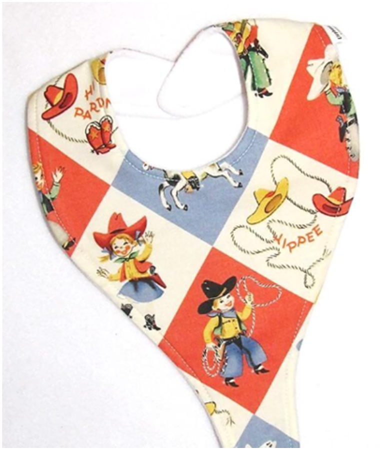 Retro Cowboy Bib (Drop-Me-Not)