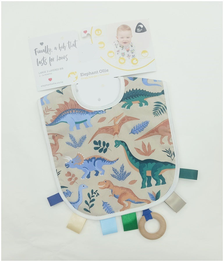 Dinosaur Play (teething bib)