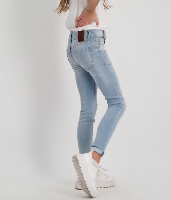 Girl's Eliza Super Skinny Denim Jeans - Bleached Used