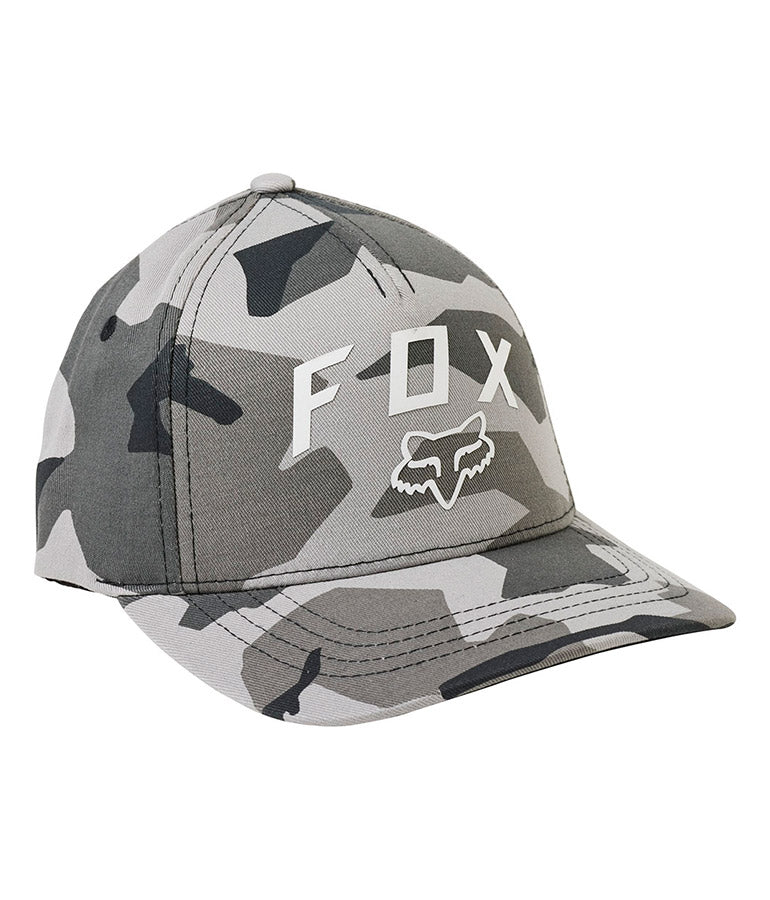 Fox Youth BNKR Flexfit Hat (Black Camo) OS