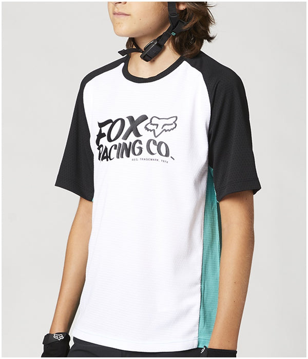 Fox Youth Defend SS Jersey - Teal