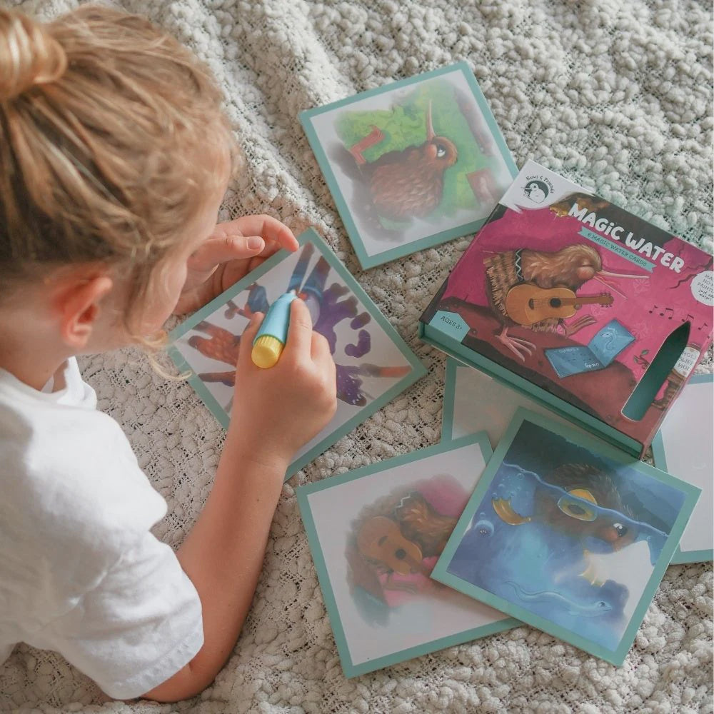 Kuwi & Friends - Magic Water Cards - Kuwi's First Egg