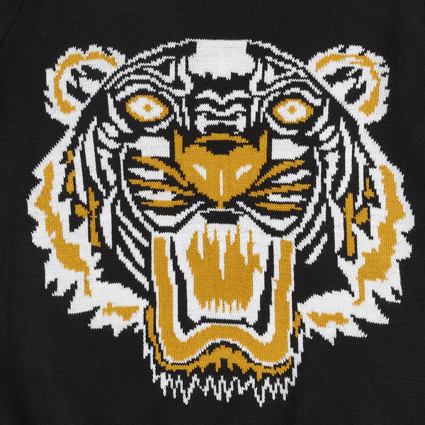 Kid's Art Knit Jumper - Tiger