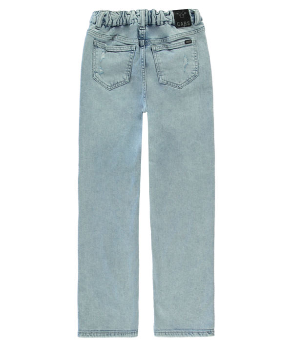 Girl's Bry Denim Loose Fit Bry Jeans - Stone Bleached Damaged