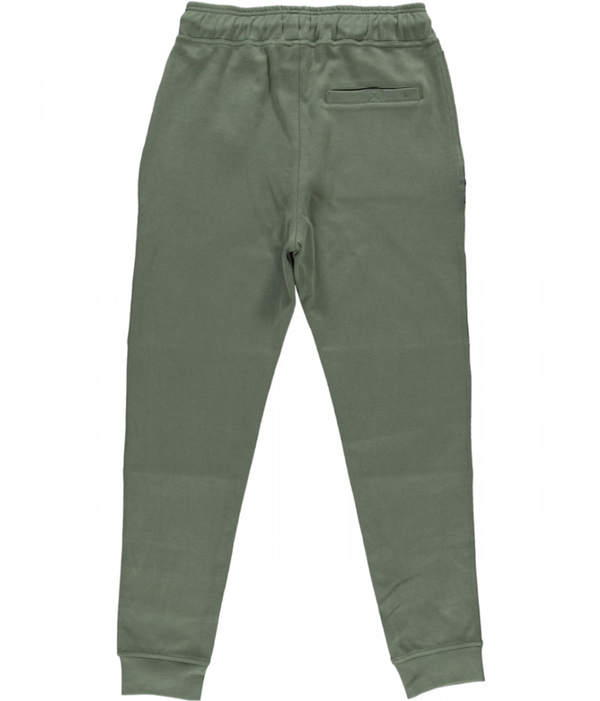 Boy's Cotton Lax Track Pants - Army