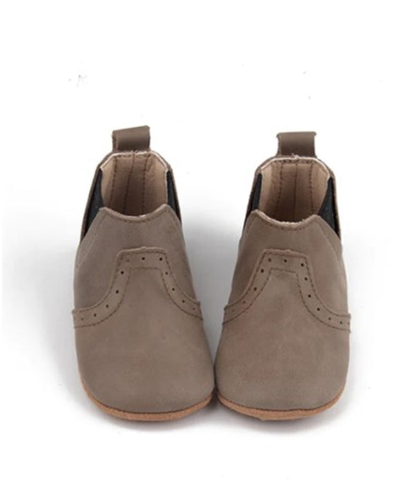 Leather Boots Waxed - Stone