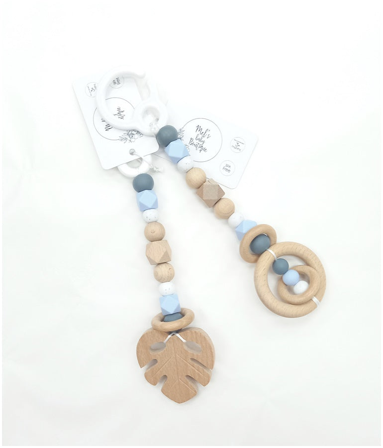 NZ Made Play-gym Charms - Dusty Blue