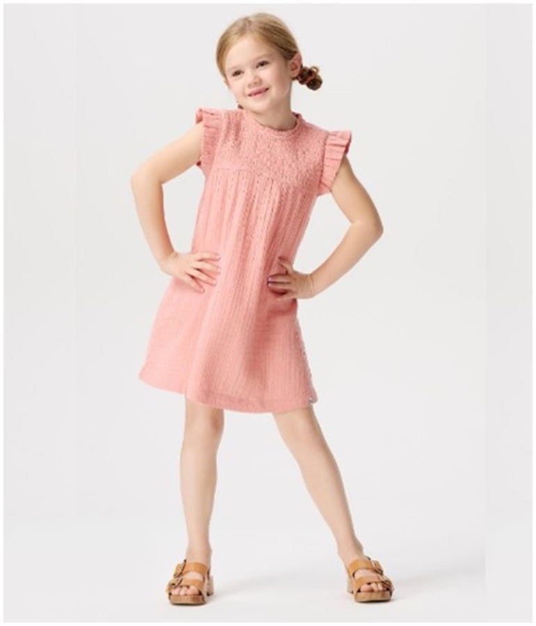 Girl's Cotton Edisto Dress - Rose Dawn