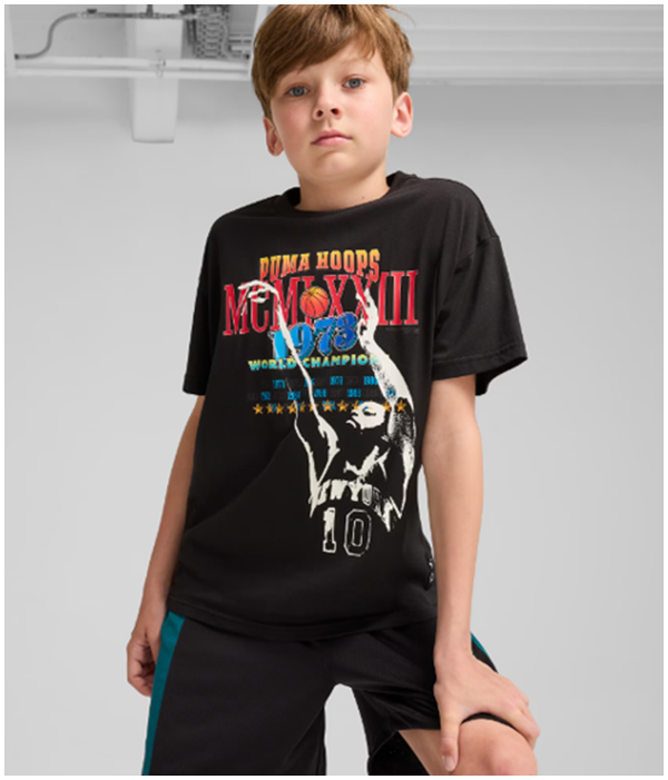 Puma Boy's Basketball Crowd Craze Tee