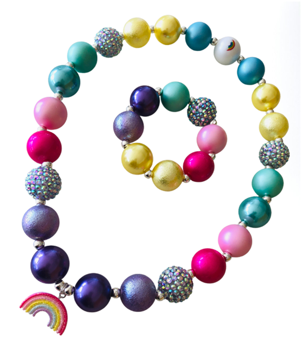 Girl's Rainbow Bracelet - Bubblegum Bella