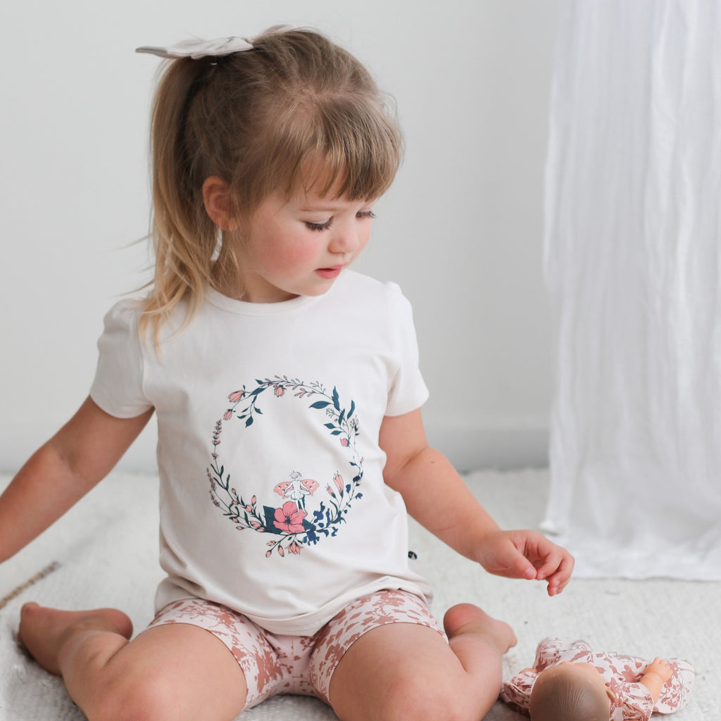 Girls Fairy Wreath T-Shirt