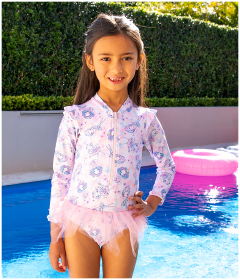 Girl's Miss Fairy Tu Tu Sunsuit