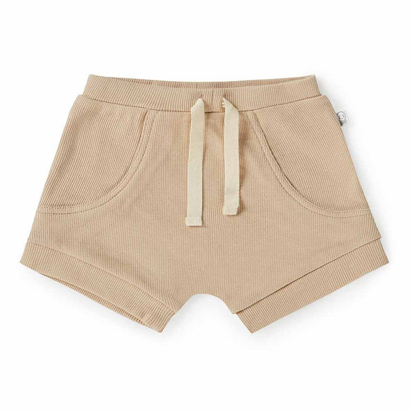 Unisex Organic-cotton Pebble Shorts