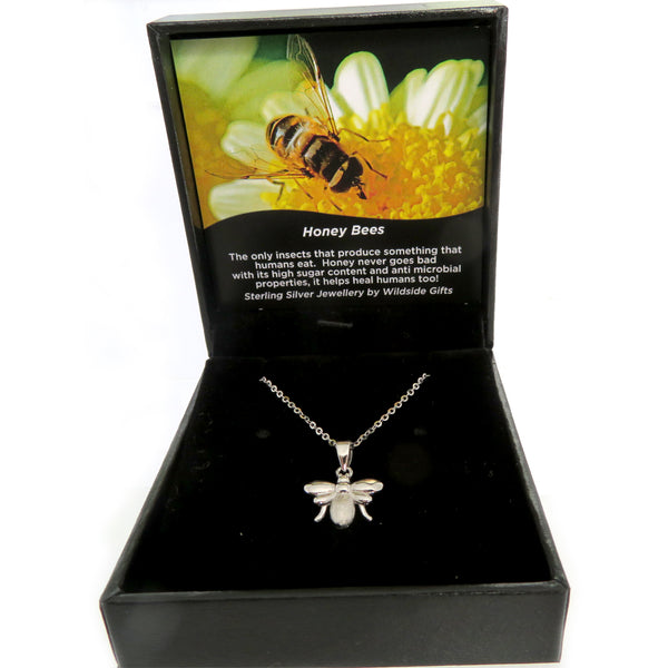Girl's Sterling Silver Bee Pendant