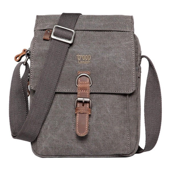 Troop London Classic Shoulder Bag - Charcoal
