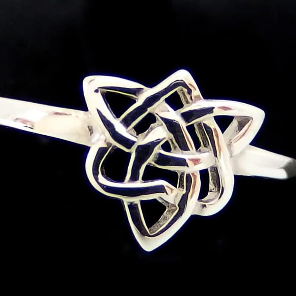 Girl's Sterling Silver Ring - Trinity Celtic Knot