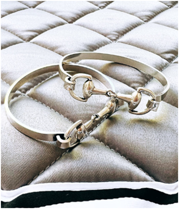 Girl's HOY Sterling Silver Snaffle Bangle