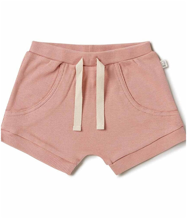 Girl's Organic-cotton Rose Shorts