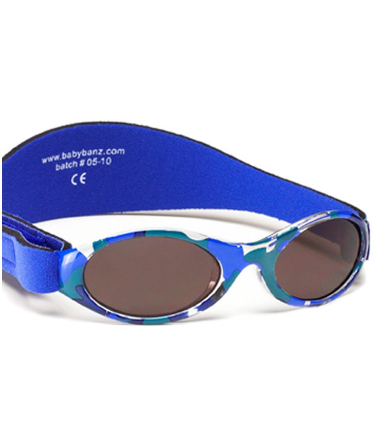Adventure Banz Blue Camo Sunglasses for 2-5 years