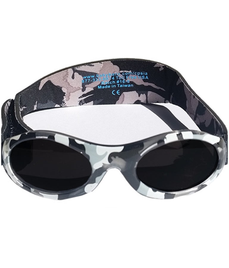 Adventure Banz Grey Camo Sunglasses for 2-5 years