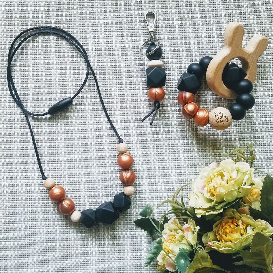 NZ Made Teething Necklace