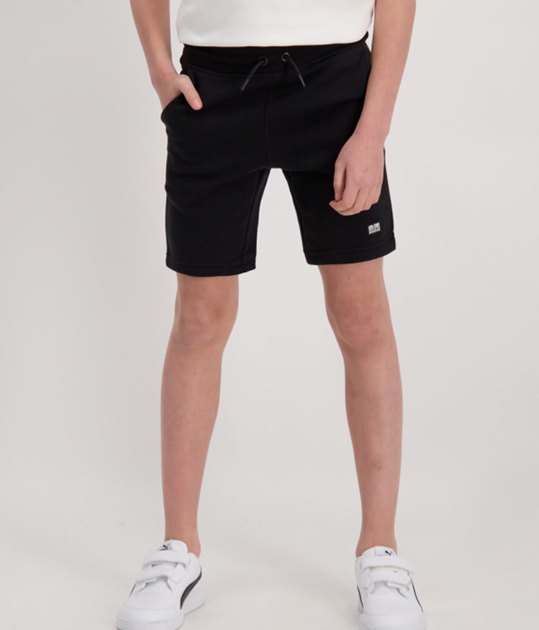 Boy's Cotton Scoss Shorts - Black