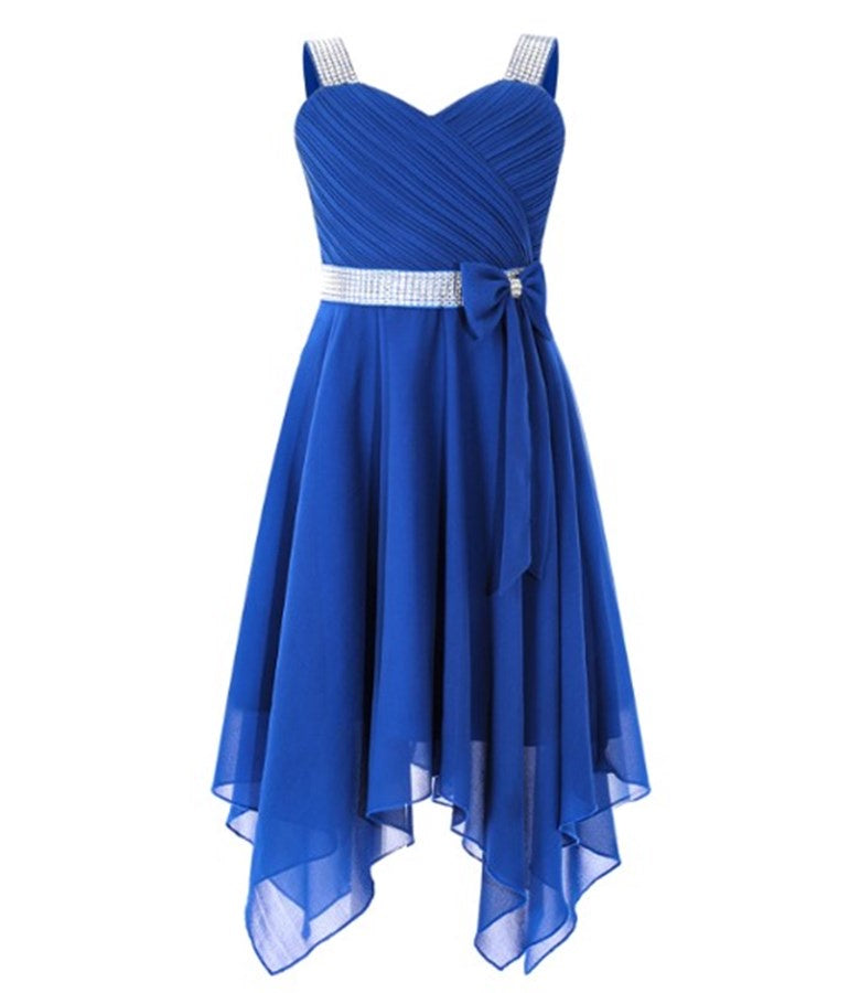 Girl's Chiffon Dress - Blue