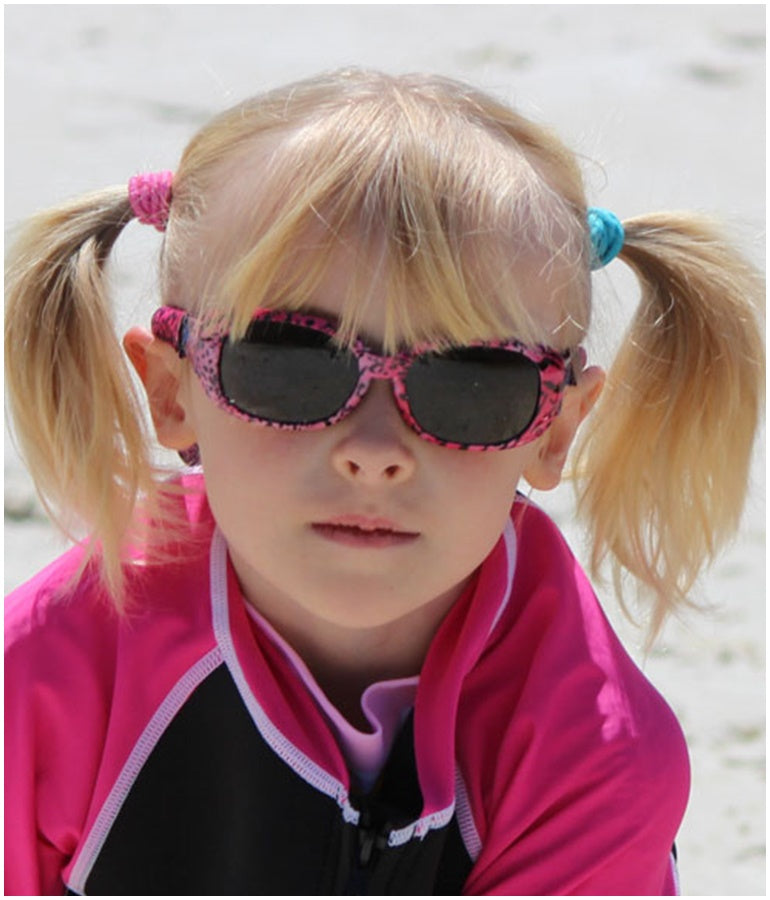 JBanz Pattern Pink Leopard sunglasses for 4-10 years