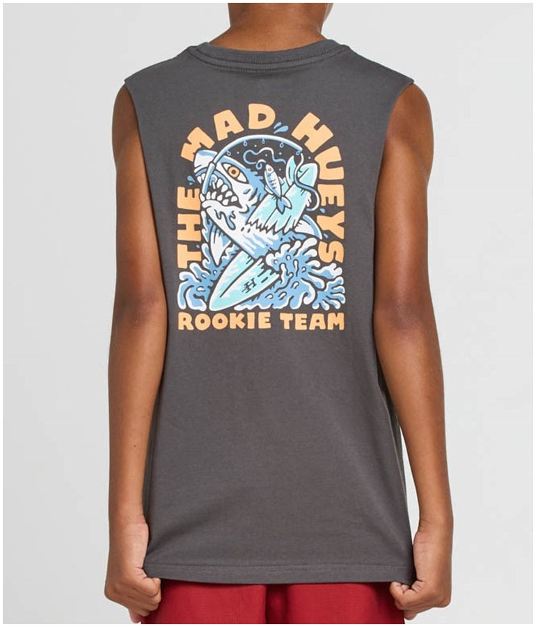 Mad Hueys Rookie Team Youth Muscle - Charcoal