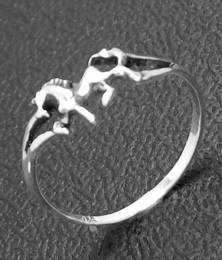 Girl's Sterling Silver Ring - Pony Horse
