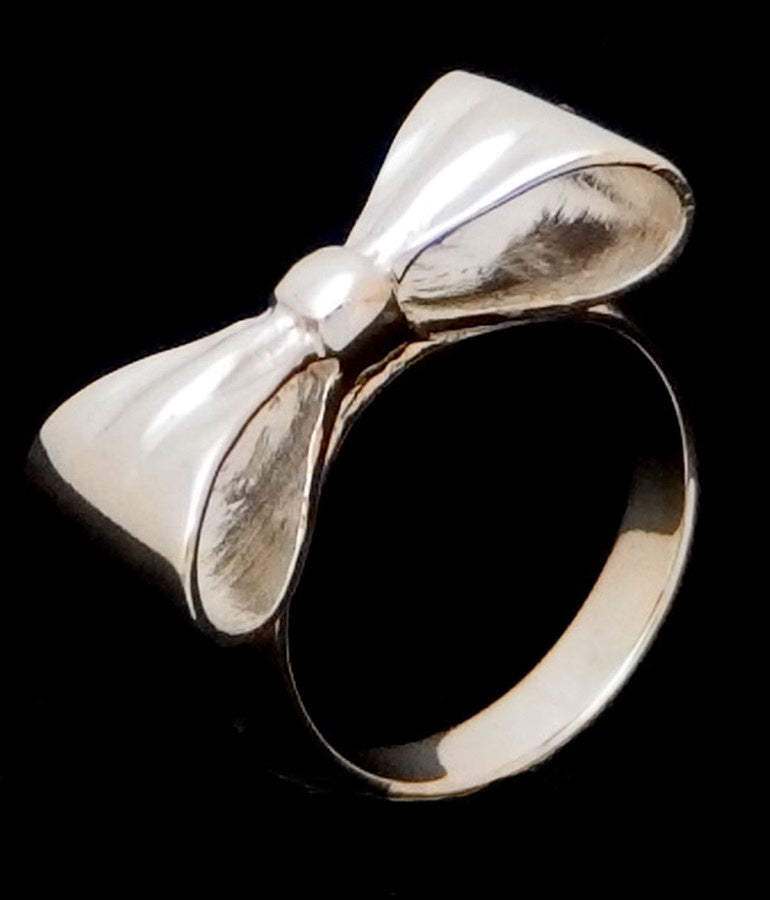 Girl's Sterling Silver Ring - Bow