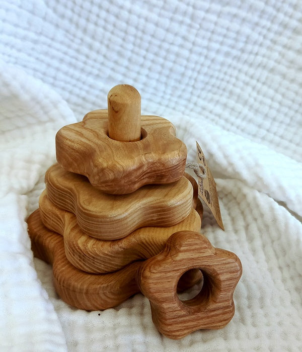 Wooden Stacking Flowers
